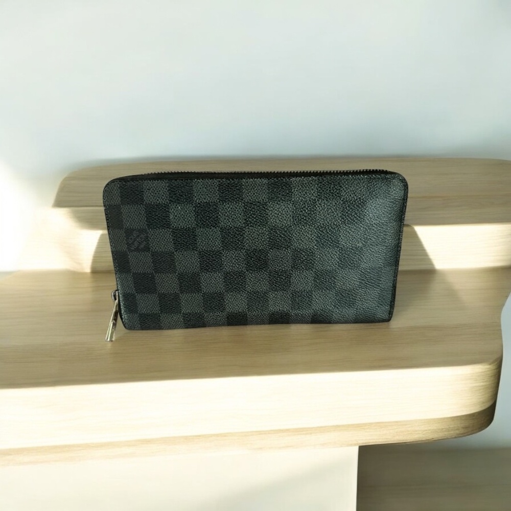 LV Damier Ebene Graphite Long Wallet